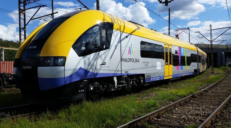 pociąg Małopolskich Kolei Regionalnych