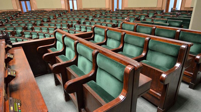 Ławy rządowe Sala Posiedzeń Sejmu